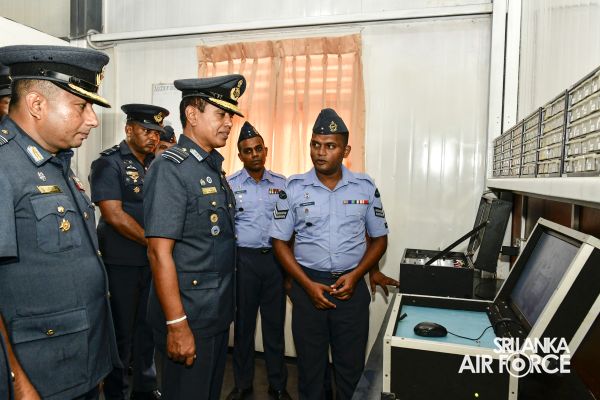 COMMANDER'S INSPECTION AT SLAF STATION PALAVI