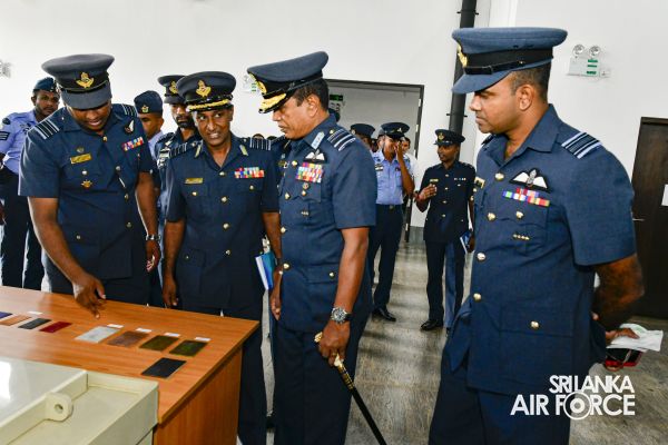 COMMANDER'S INSPECTION AT SLAF STATION PALAVI
