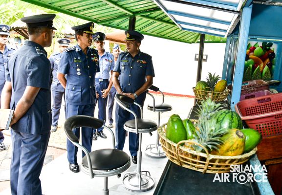 COMMANDER'S INSPECTION AT SLAF STATION PALAVI