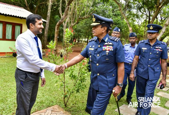 COMMANDER'S INSPECTION AT SLAF STATION PALAVI