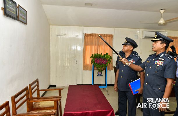 COMMANDER'S INSPECTION AT SLAF STATION PALAVI