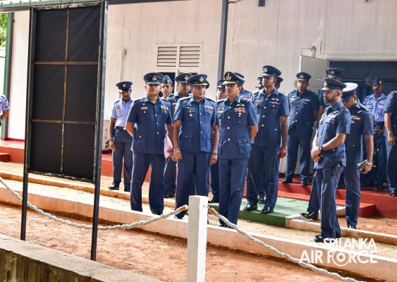 COMMANDER'S INSPECTION AT SLAF STATION PALAVI