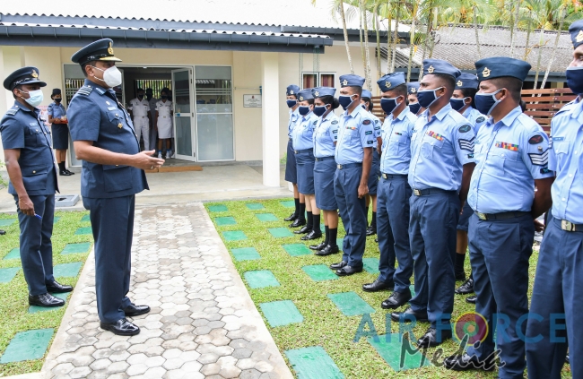 Commander's Inspection of SLAF station Katukurunda for the year 2020