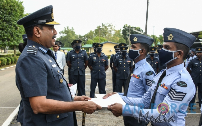 Commander's Inspection of SLAF station Katukurunda for the year 2020