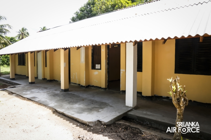AIR FORCE COMMANDER REVIEWS PROGRESS OF DEVELOPMENT PROJECTS AT SLAF BASE KATUNAYAKE