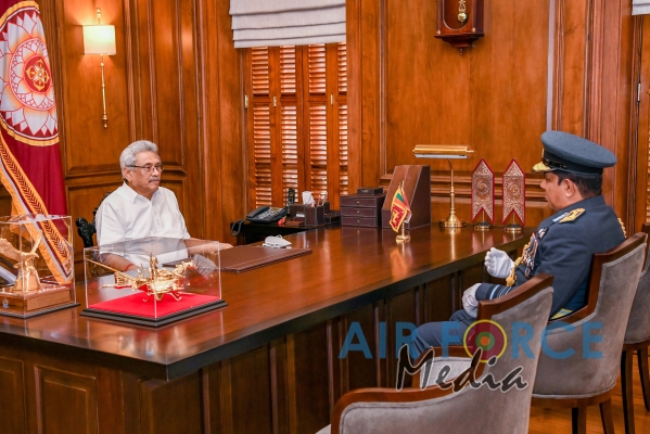 Newly Appointed Commander of the Air Force calls on His Excellency the President