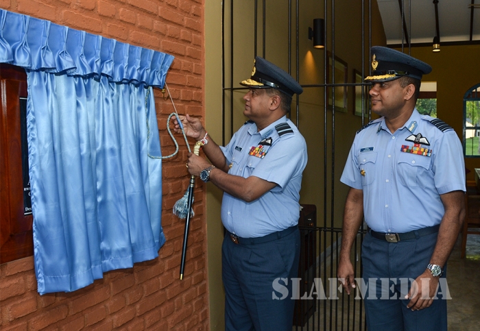 Opening Ceremonies of Newly Constructed Officer's Transit Rooms at Base Hingurakgoda and Officers’ Mess at Station Sigiriya