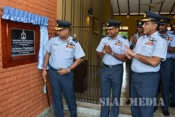 Opening Ceremonies of Newly Constructed Officer's Transit Rooms at Base Hingurakgoda and Officers’ Mess at Station Sigiriya