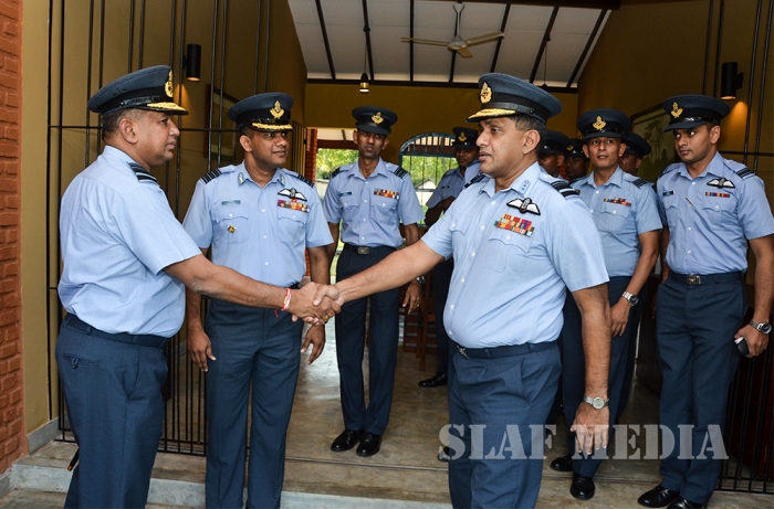 Opening Ceremonies of Newly Constructed Officer's Transit Rooms at Base Hingurakgoda and Officers’ Mess at Station Sigiriya