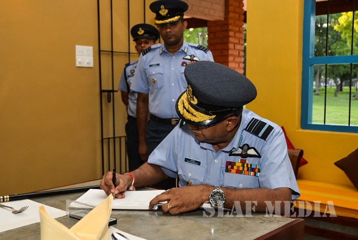 Opening Ceremonies of Newly Constructed Officer's Transit Rooms at Base Hingurakgoda and Officers’ Mess at Station Sigiriya