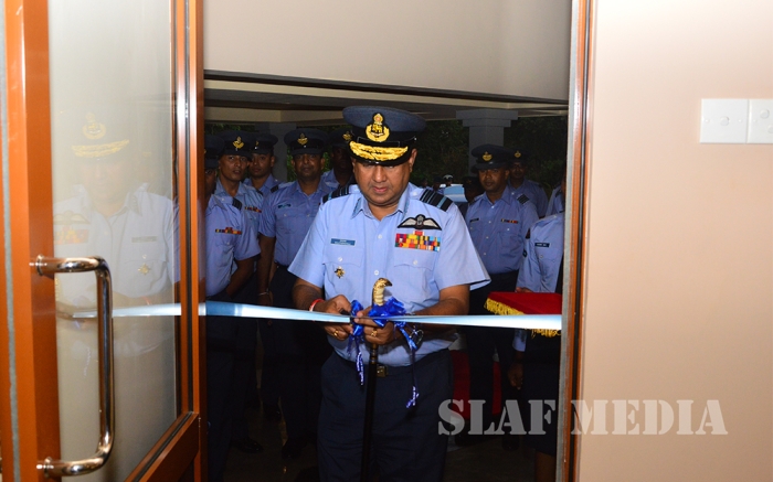 Opening Ceremonies of Newly Constructed Officer's Transit Rooms at Base Hingurakgoda and Officers