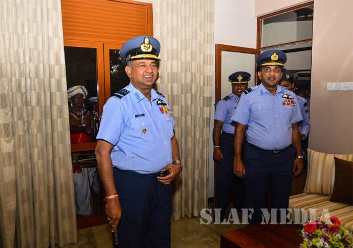 Opening Ceremonies of Newly Constructed Officer's Transit Rooms at Base Hingurakgoda and Officers