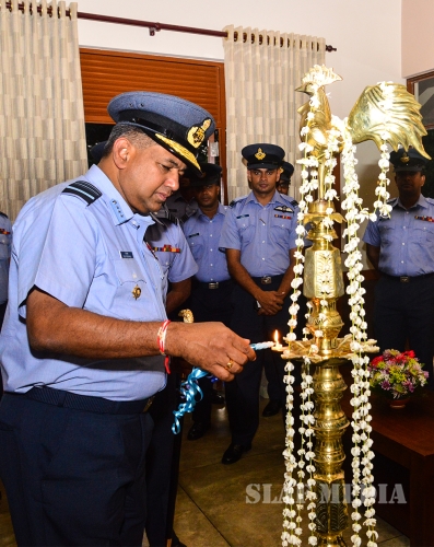Opening Ceremonies of Newly Constructed Officer's Transit Rooms at Base Hingurakgoda and Officers