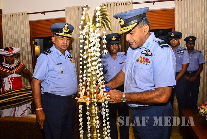Opening Ceremonies of Newly Constructed Officer's Transit Rooms at Base Hingurakgoda and Officers