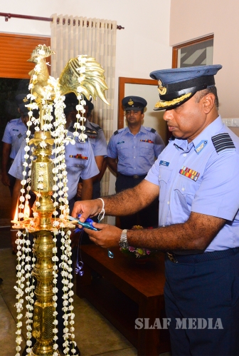 Opening Ceremonies of Newly Constructed Officer's Transit Rooms at Base Hingurakgoda and Officers