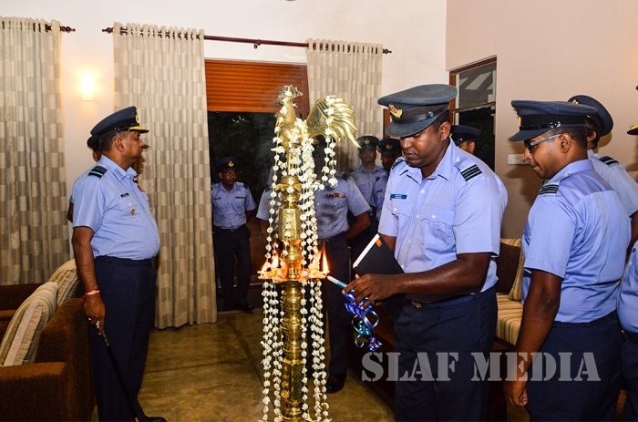 Opening Ceremonies of Newly Constructed Officer's Transit Rooms at Base Hingurakgoda and Officers