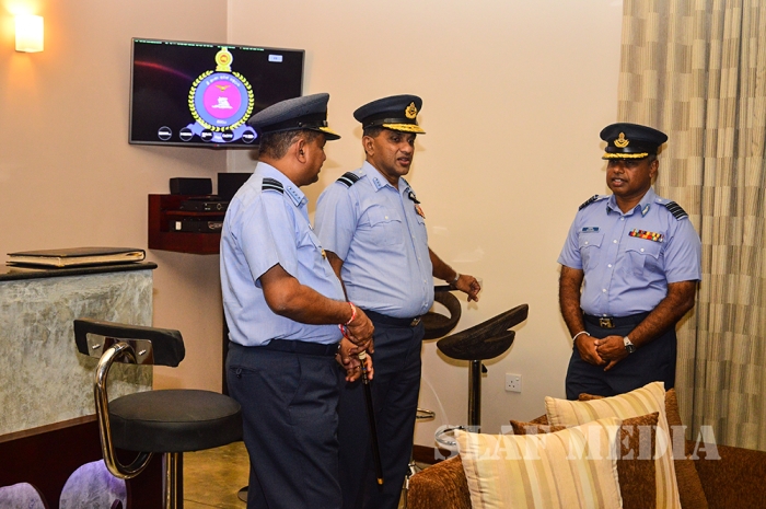 Opening Ceremonies of Newly Constructed Officer's Transit Rooms at Base Hingurakgoda and Officers