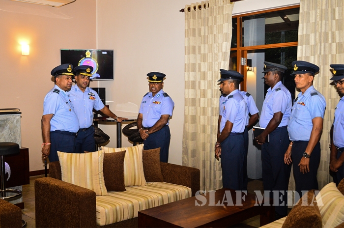 Opening Ceremonies of Newly Constructed Officer's Transit Rooms at Base Hingurakgoda and Officers