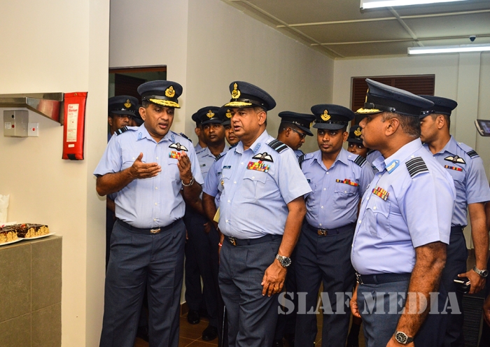 Opening Ceremonies of Newly Constructed Officer's Transit Rooms at Base Hingurakgoda and Officers