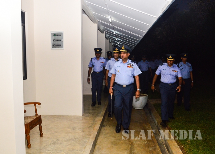 Opening Ceremonies of Newly Constructed Officer's Transit Rooms at Base Hingurakgoda and Officers