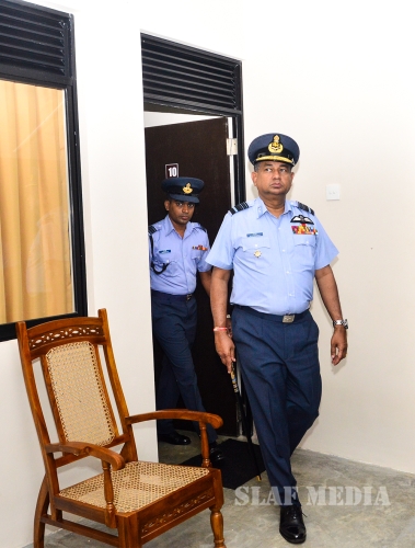 Opening Ceremonies of Newly Constructed Officer's Transit Rooms at Base Hingurakgoda and Officers