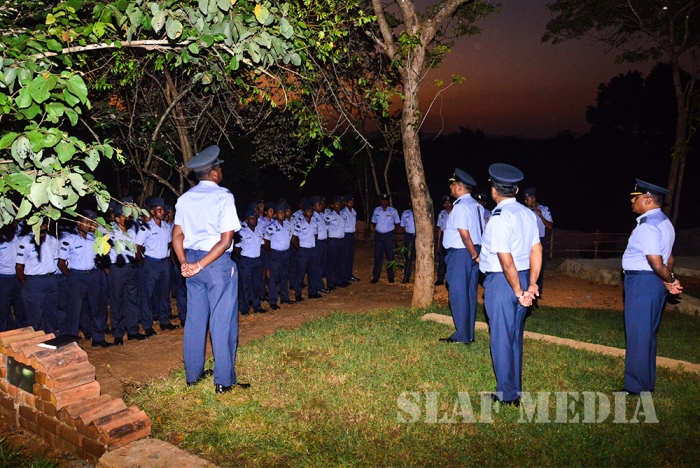 Opening Ceremonies of Newly Constructed Officer's Transit Rooms at Base Hingurakgoda and Officers