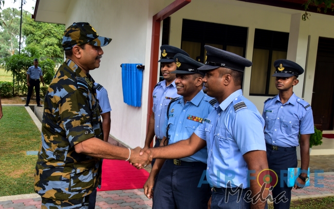 Commander Declares Open New Constructions at SLAF Stations Ampara and Batticaloa