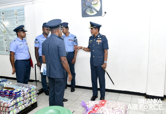 ANNUAL
COMMANDER’S INSPECTION AT SLAF STATION PALALY