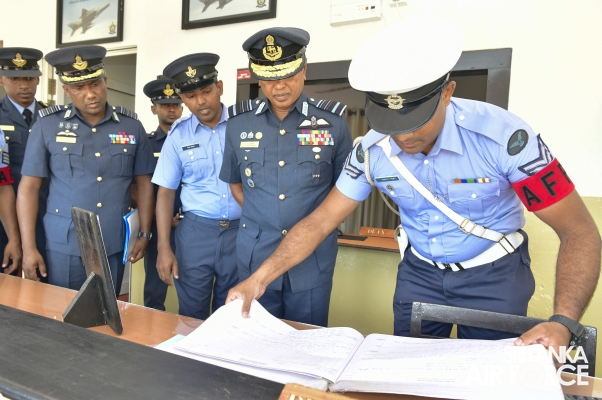 ANNUAL
COMMANDER’S INSPECTION AT SLAF STATION PALALY