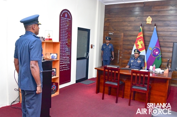 COMMANDER’S INSPECTION AT SRI LANKA AIR FORCE STATION SIGIRIYA