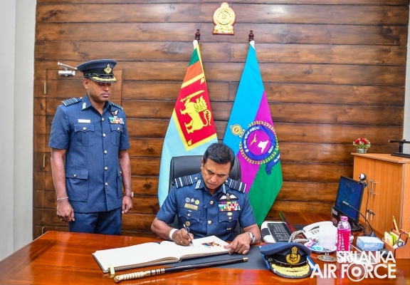 COMMANDER’S INSPECTION AT SRI LANKA AIR FORCE STATION SIGIRIYA