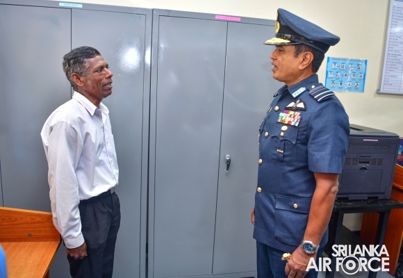 COMMANDER’S INSPECTION AT SRI LANKA AIR FORCE STATION SIGIRIYA