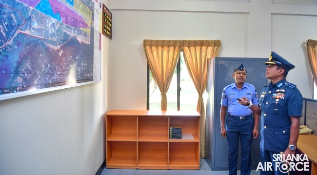 COMMANDER’S INSPECTION AT SRI LANKA AIR FORCE STATION SIGIRIYA