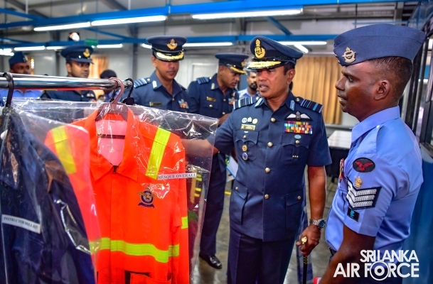 COMMANDER’S INSPECTION AT SRI LANKA AIR FORCE STATION SIGIRIYA