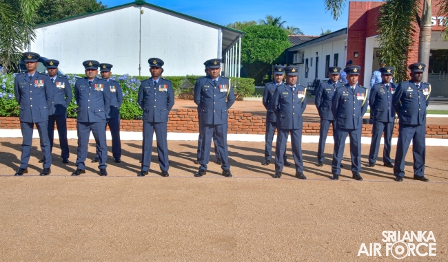 COMMANDER’S INSPECTION AT SRI LANKA AIR FORCE STATION SIGIRIYA