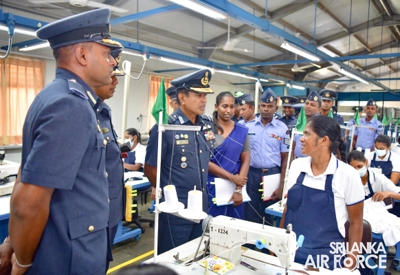 COMMANDER’S INSPECTION AT SRI LANKA AIR FORCE STATION SIGIRIYA