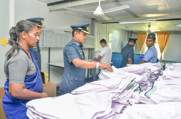 COMMANDER’S INSPECTION AT SRI LANKA AIR FORCE STATION SIGIRIYA