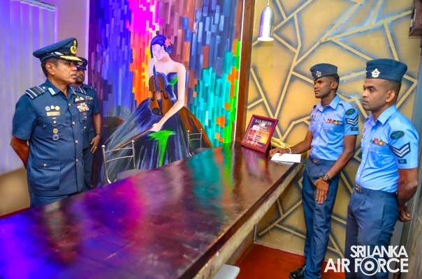 COMMANDER’S INSPECTION AT SRI LANKA AIR FORCE STATION SIGIRIYA