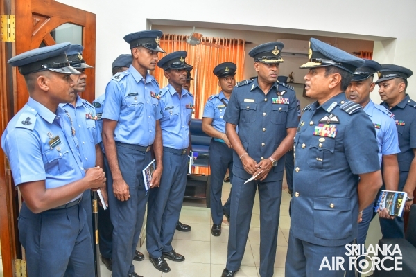 COMMANDER’S INSPECTION AT SRI LANKA AIR FORCE STATION SIGIRIYA
