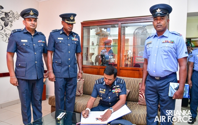 COMMANDER’S INSPECTION AT SRI LANKA AIR FORCE STATION SIGIRIYA