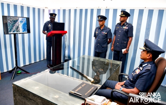 COMMANDER’S INSPECTION AT SRI LANKA AIR FORCE STATION SIGIRIYA