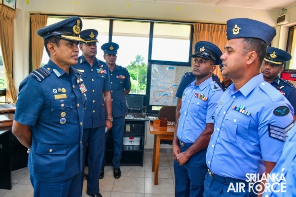 COMMANDER’S INSPECTION AT SRI LANKA AIR FORCE STATION SIGIRIYA