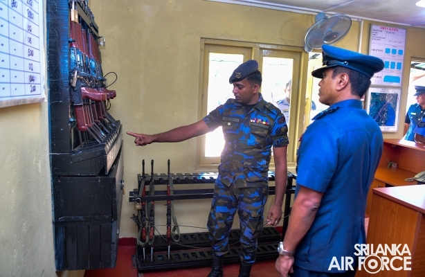 COMMANDER’S INSPECTION AT SRI LANKA AIR FORCE STATION SIGIRIYA