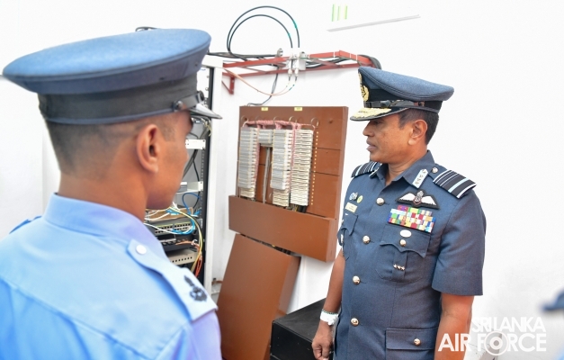 COMMANDER’S INSPECTION AT SRI LANKA AIR FORCE STATION SIGIRIYA