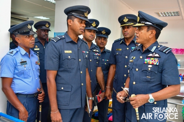 COMMANDER’S INSPECTION AT SRI LANKA AIR FORCE STATION SIGIRIYA