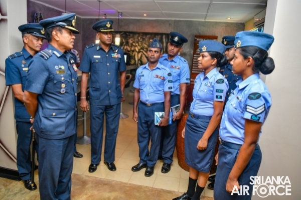 COMMANDER’S INSPECTION AT SRI LANKA AIR FORCE STATION SIGIRIYA