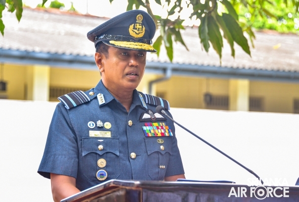 COMMANDER’S INSPECTION AT SRI LANKA AIR FORCE STATION SIGIRIYA