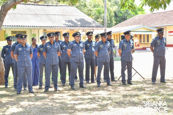 COMMANDER’S INSPECTION AT SRI LANKA AIR FORCE STATION SIGIRIYA