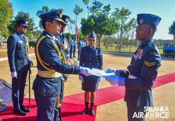 COMMANDER’S INSPECTION AT SRI LANKA AIR FORCE STATION SIGIRIYA