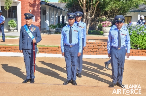 COMMANDER’S INSPECTION AT SRI LANKA AIR FORCE STATION SIGIRIYA